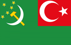 Turkmenische Flagge